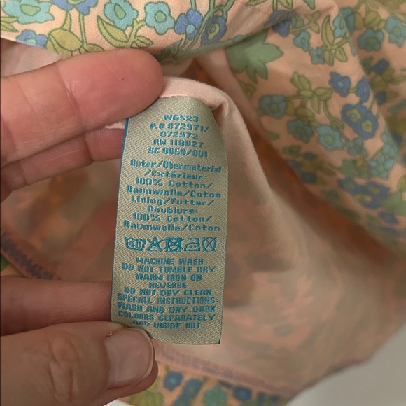 Boden Skirt Size 8 Pastel Floral Easter Preppy Feminine Midi Cotton - Picture 7 of 12